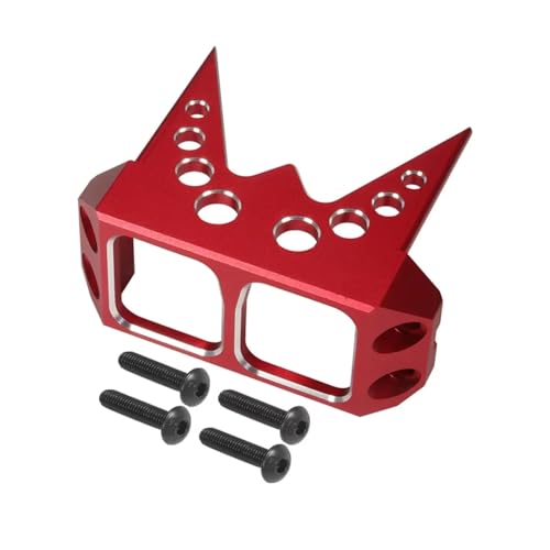 Support de servo Wraith et Capra en aluminium rouge pour éviter la casse en rock crawling