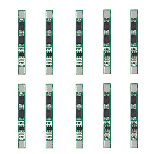 DIANN 10pcs 1S 3.7V BMS 18650 Charger 4A PCB Protection Board for Li-ion Lithium Battery Cell