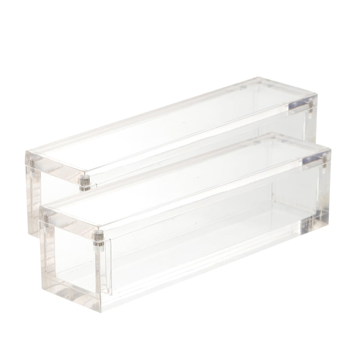TOYANDONA 6pezzi Scatola Espositiva Acrilica Trasparente Per Dadi Confezione Da Design Magnetico Per Dadi Per Giochi e Decorazioni Struttura Sicura e Leggera