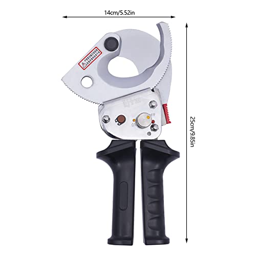 Ratchet Cable Cutter, Heavy Duty Wire Cutter For Aluminum Copper Cable, Ratcheting Wire Cutting Hand Tool - Max 1.18 In Cutter Pliers #TOP2