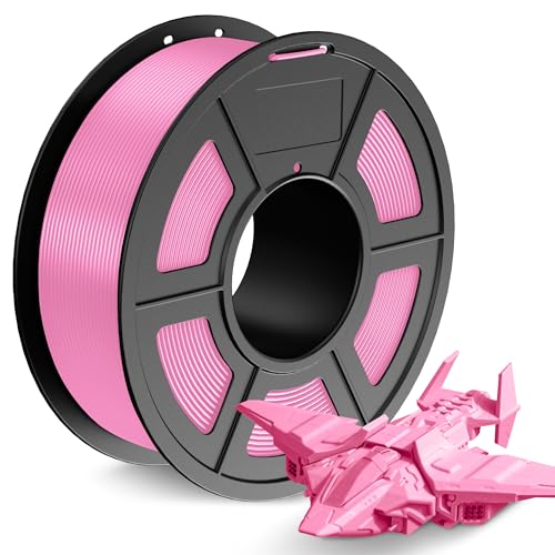 Image of TECBEARS High Speed PLA Plus Filament 1.75mm, High Toughness 3D Printer Filament, High Flowable Rapid PLA+ for Fast Printing up to 600mm /s, Fit Most FDM 3D Printers,1KG Pink