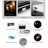 CTRICALVER Innenraumbeleuchtung Auto USB, 5 Pcs Auto Atmosphäre Licht, Umgebungsatmosphäre Lichter, Universal Mini LED USB-Leuchten (Gelb)