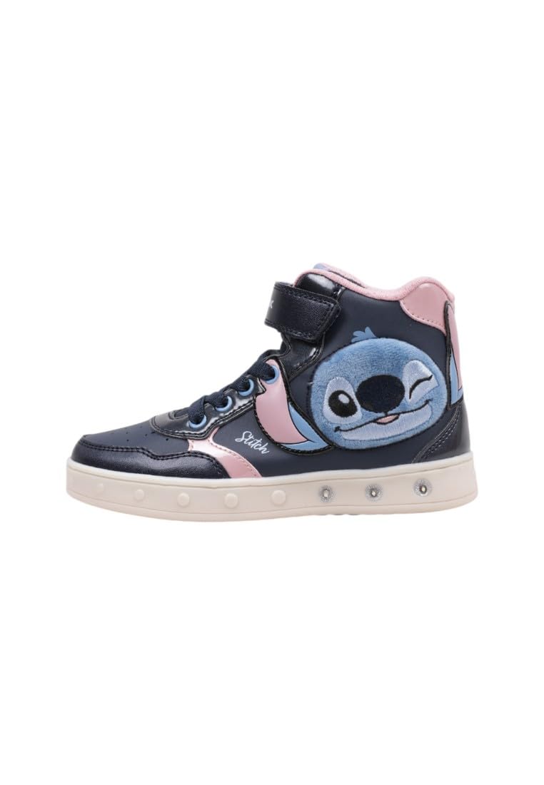 Geox Junior J Skylin Girl Sneakers Navy/Pink 29_EU