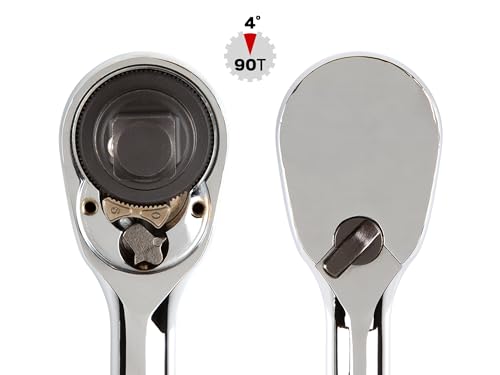 TEKTON 3/8 Inch Drive x 18 Inch Ratchet | SRH01118