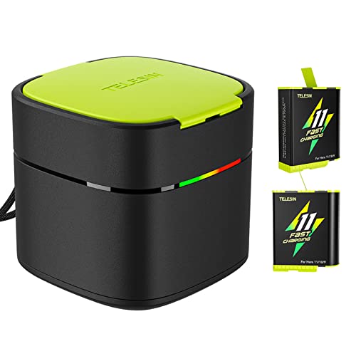 Boîte de chargement double canal et batterie 1750 mAh compatible GoPro Hero 11 10 9 boîtier USB