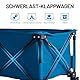 TIMBER RIDGE XXL Bollerwagen Faltbar Strand Handwagen mit Seitentasche Getränkehalter verstellbarem Griff, Gartenwagen Strandwagen für Alle Gelände, Draussen Camping Einkaufen, 100kg Belastbarkeit