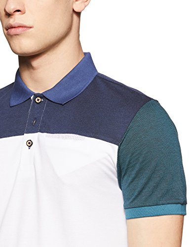 Image of United Colors of Benetton Men's Striped Regular Fit Polo