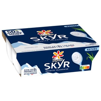 Yoplait Skyr Nature Recette Au Yaourt Riche En Proteine Pots
