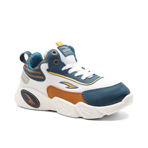 Image of ASIAN Kids VISION-11 Stylish Casual Chunky Sneakers with Laces for Boys, Trendy and Comfortable Shoes Perfect, Walking, and Outdoor Play, Lightweight and Durable Design Suitable for Kids