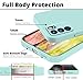 Wousunly Compatible with Oppo Reno 6 5G Case Silicone Liquid Dark Green, Soft Smooth Touch for Reno 6 5G Phone Case Silicone Shockproof Thin Cover(Reno 6 5G, Blue)