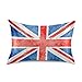 Poszewki na poduszki do włosów i skóry Wielka Brytania angielska flaga wzór poszewka na poduszkę ochraniacz standardowy rozmiar poszewka na poduszkę z zamknięciem kopertowym