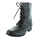 Produktbild Steve Madden TROOPA Damen Combat Boots, Black, 39 EU / 9 US