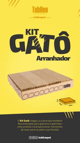Tubline Kit Gato Arranhador Multicolorido