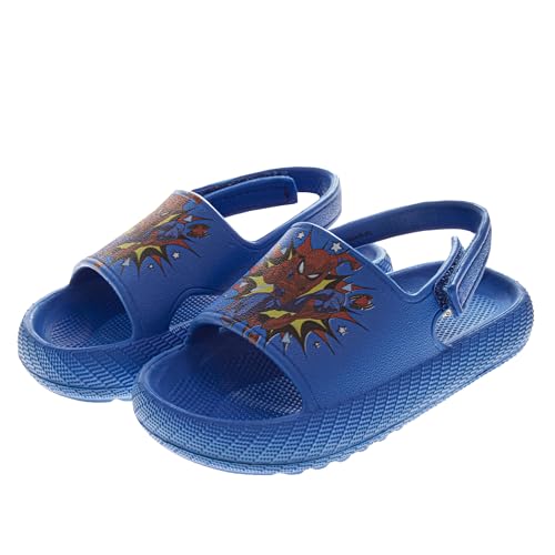 Image of Josmo Kids Slides Open Toe Sandal SpiderMan Paw Patrol Cars Frozen Lilo Stitch Minnie Mouser Sandals Slide SlipOn For Boy Girl Sizes 5-10 Toddle