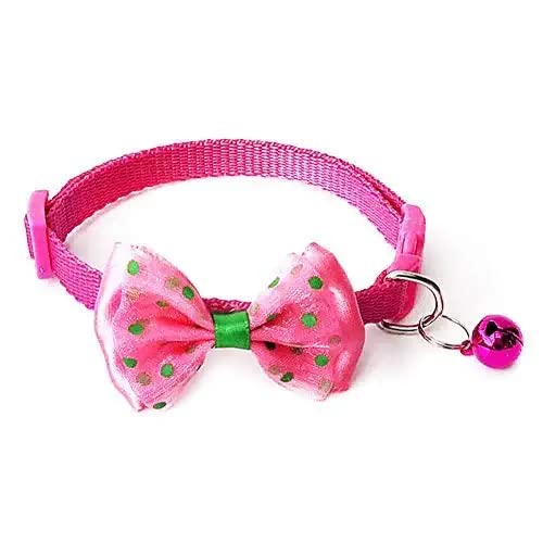 DOG TRUST Adjustable Cat Collars Cute Bow-tie with Bell, Safety Identification Collars for Puppy, Kitten and Small Pets (B0BFFBZX8L) Amazon Price History, Amazon Price Tracker