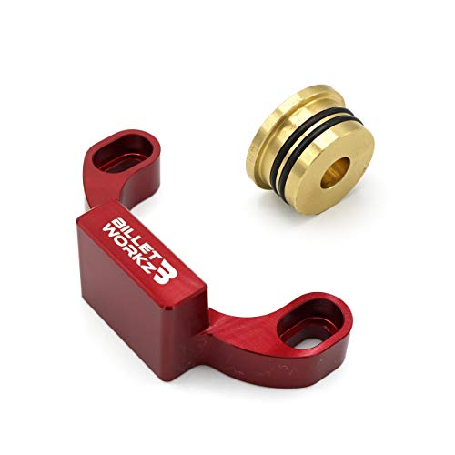 Billetworkz Shifter Stop And Bushing Package For 2015-21 And 2022 Subaru Wrx - Red #TOP29