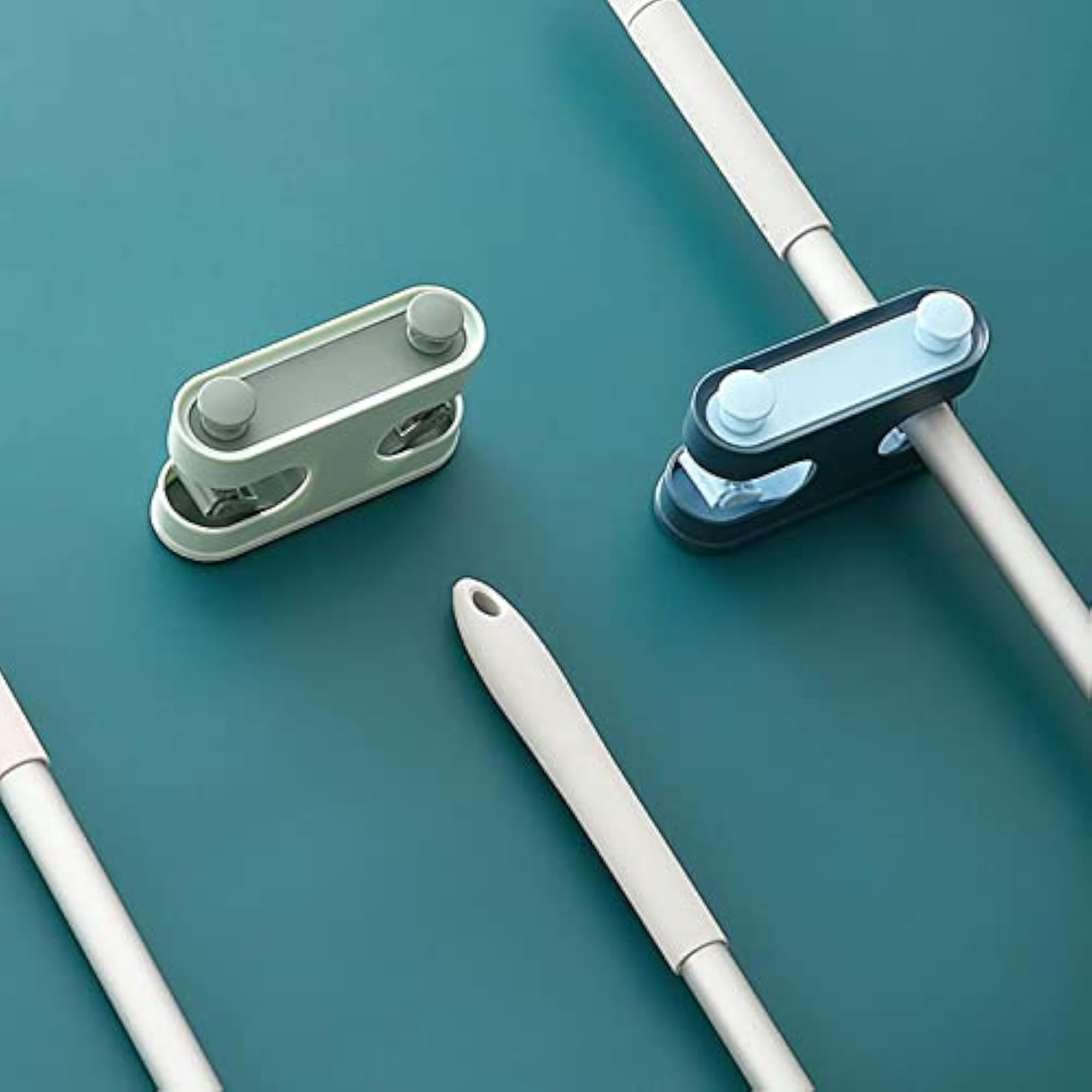 Heavy Duty Broom Mop Holder Wall-Mount Storage Rack