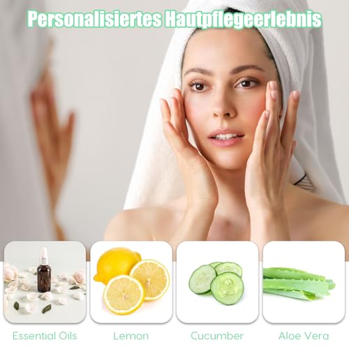 Face Ice Bath Bowl, Faltbares Gesichtsbad Eis, Gesicht Eiswanne mit Integrierter Eiswürfelschale, Tragbare Facial Ice Bath Bowl zur Schwellungen Linderung für Heimgebrauch oder Unterwegs (Green)