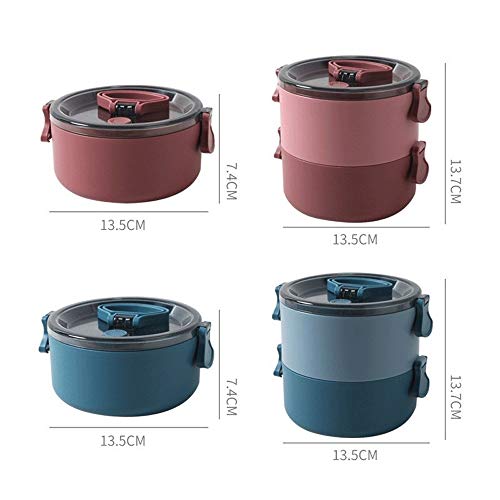 Boîte à lunch ronde chauffante finie la corvée du micro-ondes pour manger chaud au bureau - 6