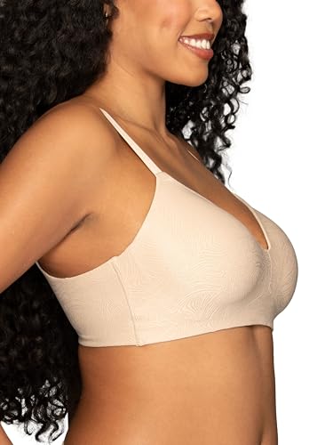 Vanity Fair Women's No Underwire Effortless Bra, Soft Wireless Support and Memory Foam Cups, S-3XL, Plus Size, Damask Neutral All Over Lace, XX-Large - image 2