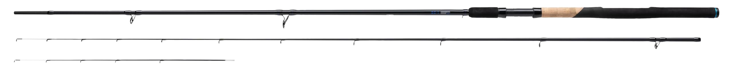 Shakespeare Superteam SC-1 Feeder Rod - 24T Carbon Construction, Responsive Blank Actions, Cork/EVA Handle, Laser Cut SUPERTEAM Detailing, Dedicated Commercial Rod Actions 9ft