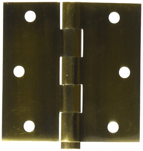 Deltana DSB35 Solid Brass 3-Inch x 3-Inch Square Hinge