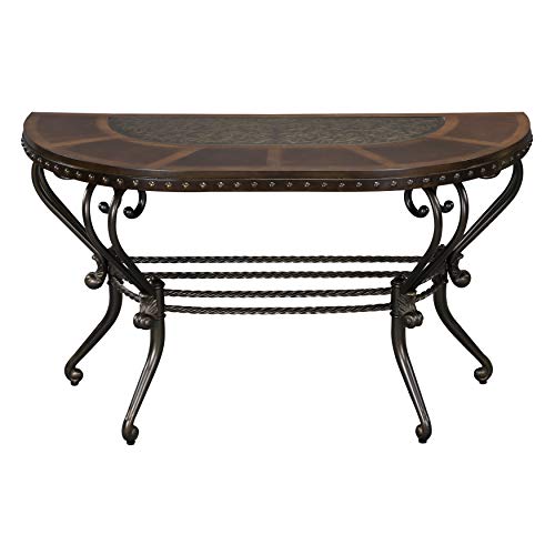 Homelegance Jenkins Metal And Wood Sofa Table, Cherry #TOP3