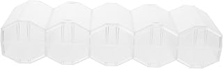 DECHOUS Poker Chip Case for 100 Pieces with Snap Closure