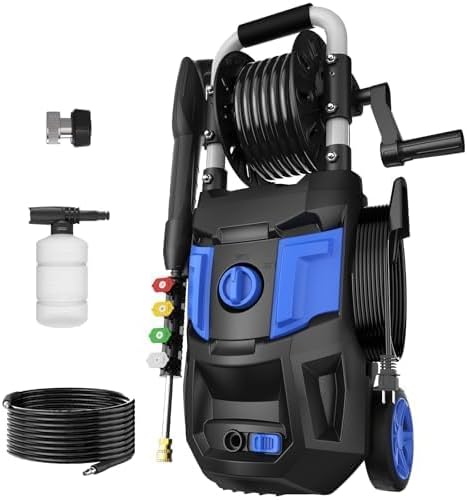Pressure Washer-5000PSI Power Washer Cleaning Machine with Foam Cannon for Cars Fences Driveways Patios Home Cleaning