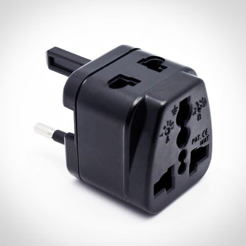 Ultra Compact Universal Travel Adapter - The World's Smallest All-in-one Travel Adapter Plug - Fits Over 150 Different Countries