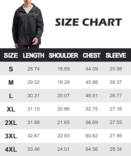 Swisswell Rain Jacket Men Waterproof Windbreaker thumb #5