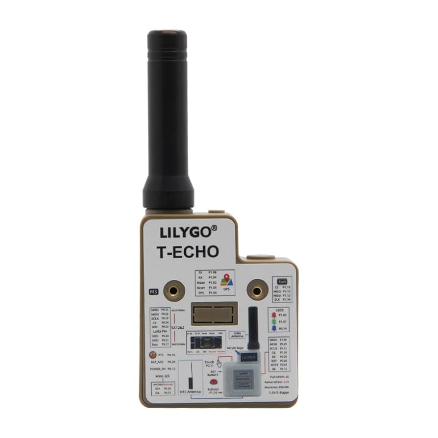 Amazon.com: LILYGO T-Echo Meshtastic 915MHz LoRa SX1262
