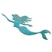 Metal Blue Mermaid Wall Art