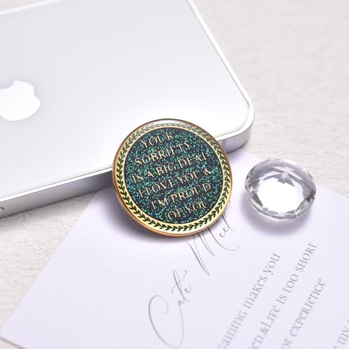 lparkin 1 year sobriety coin tree of life recovery coin aa recovery medallion anniversary token sobriety gifts alcoholics anonymous medallion