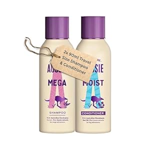 Travel Size Shampoo & Conditioner 2x90ml with Austrailian Eucalyptus Extract – Travel essentials, Small cabin approved bottle. Multi-pack deal 2x90ml Travel bottles Holiday essentials for women
