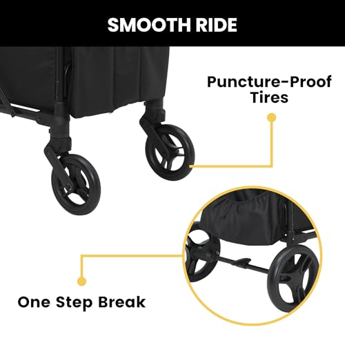 Delta Children - Jeep Evolve Stroller Wagon, Black - image 4