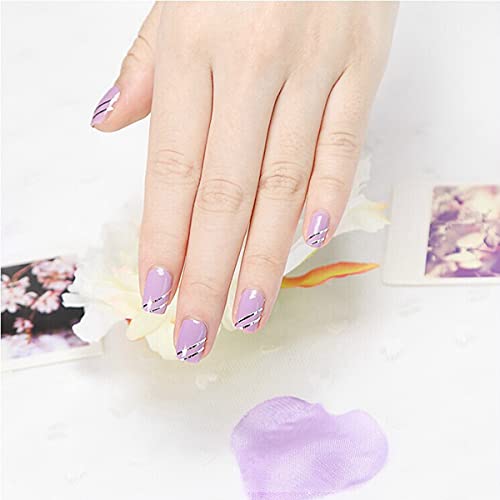 Nagel Aufkleber, 50pcs Laser Nail Art Aufkleber Decals Selbst-adhesive Nail Sticker Decals Laser Streifen Nagel… – Bild 6