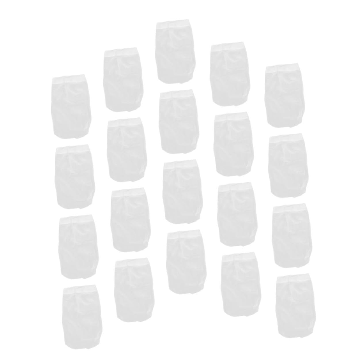 GALPADA 60 Piezas Bolsa De Calcetín De Malla De Filtro De Piscina Calcetines De Filtro De Piscina Calcetín De Filtro Acuario Estante Para Basura Malla De Nylon Superfina Elástica Fuerte