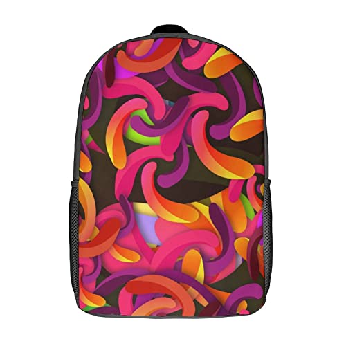 Sac à dos imprimé en 3D aux couleurs vives et modernes