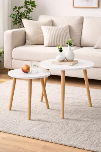 Coffee Tables: 10 Stylish Picks for Your Living Room 114 Brown Art SHOPPEE Side Tables Living Room Tables, Nesting Tables ...