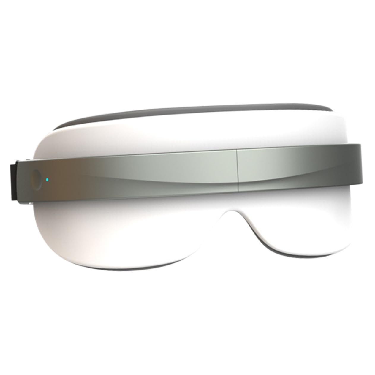 Masseur Oculaire Électrique Portable Blanc en Abs pour Massage des Yeux