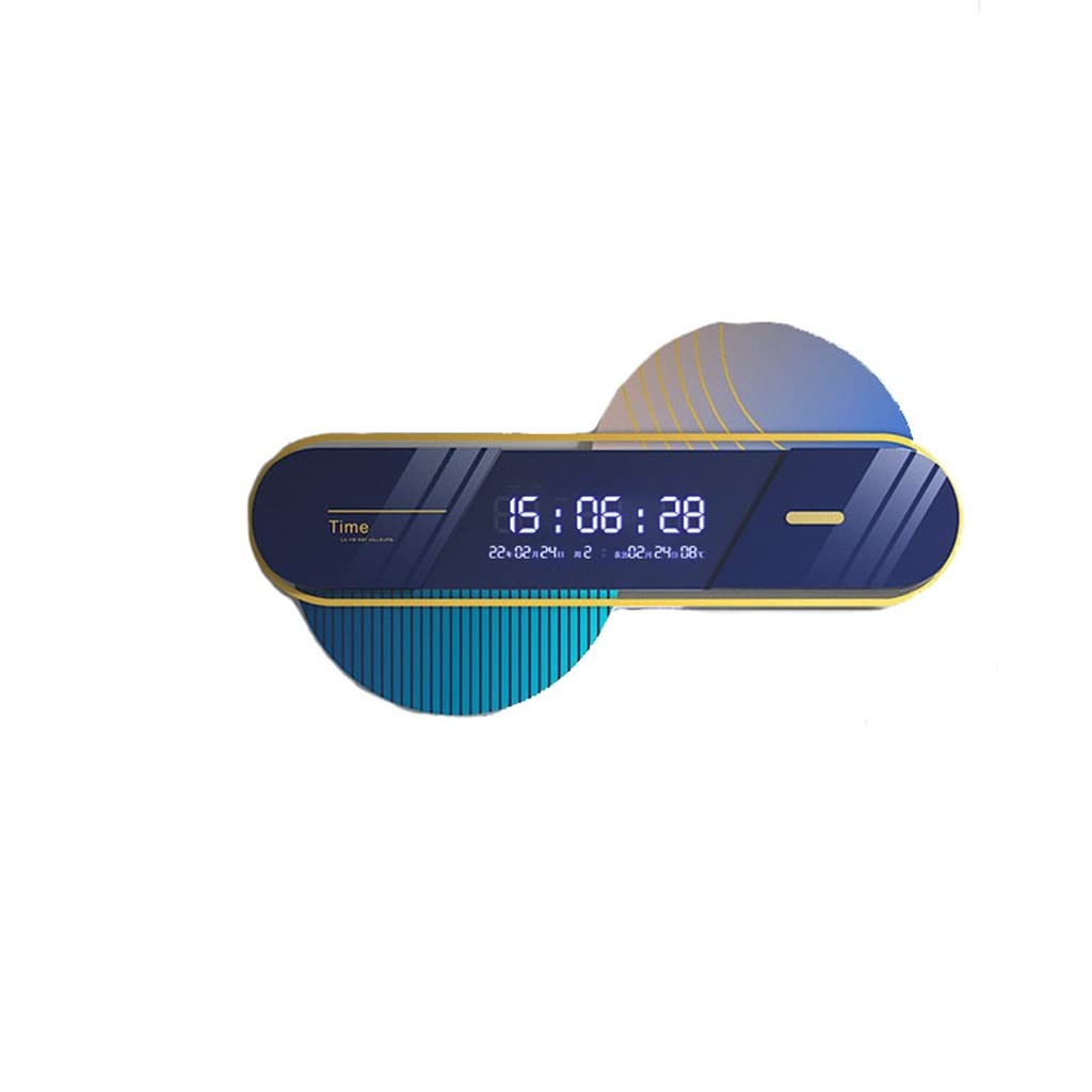 Electronic Living Room Decoration Led Clock Home Minimalist Wall 80x45cm