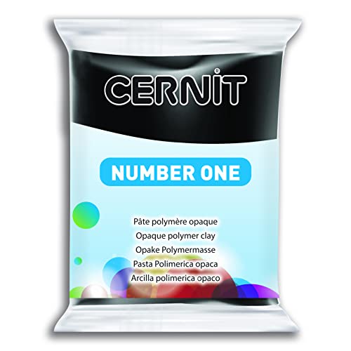 CERNIT PÂTE POLYMÈRE N°1 56 G NOIR Cover