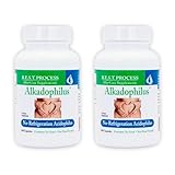 Morter HealthSystem Alkadophilus (2 Pack) Best Process Alkaline — No Refrigeration Probiotic & Prebiotic Digestive Supplement — 1.5 Billion CFU of Good Bacteria & Beetroot