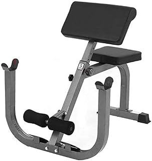 Preacher Arm Curl Weight Bench Isolated Barbell Dumbbell Biceps Station Roman Chair Home