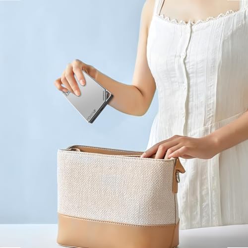 Image of POWERUP NanoMag 10000mAh Mag-Safe Power Bank, 15W Fast Wireless Charging | Strong Magnetic Hold | Ultra-Slim 22.5W Fast Charing Type C Port Compatible with Wireless Charging Phones - Silver