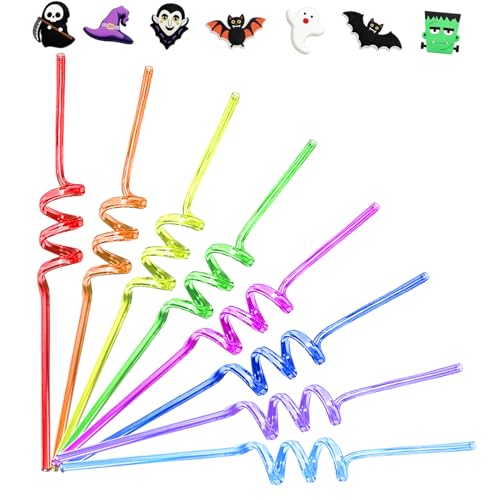 BaiyLuky 24 Reusable Straws Birthday Party Favors...