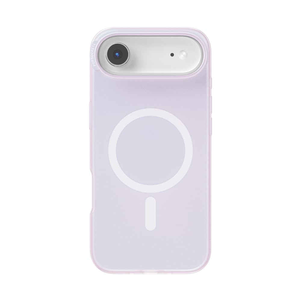 PopSockets iPhone 17 Air Phone Case with MagSafe- Opalescent White