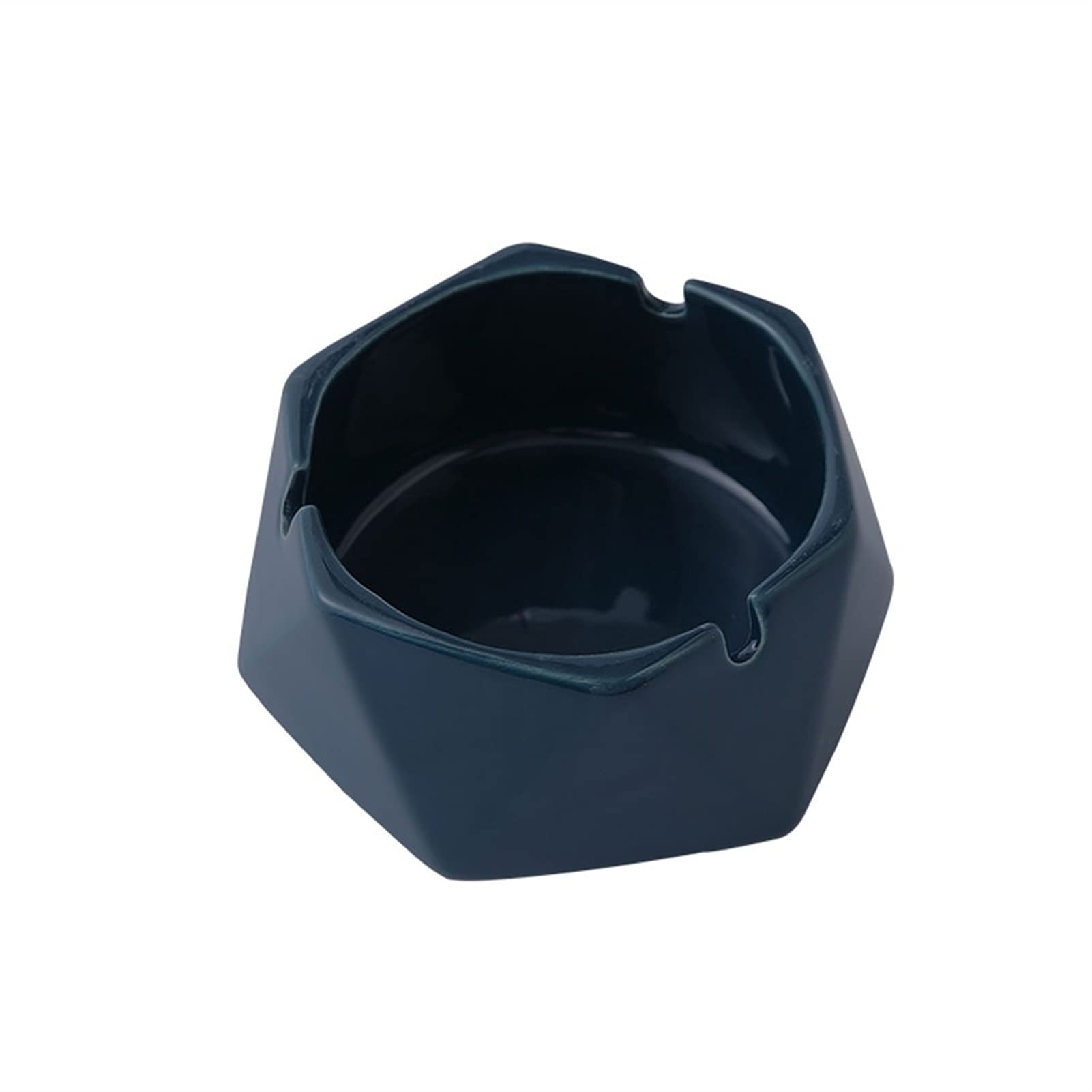 ashtray, Ceramic Without Lid Ashtray Outdoor Car Home Office Desktop Simple Decoration(B)