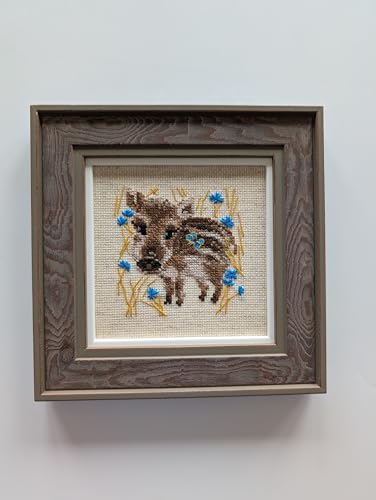 Image of RIOLIS 1756 Little Boar Counted Cross Stitch Kit 5.12 x 5.12 in